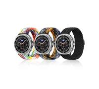 SimpleThings Bracelet en nylon tressé compatible avec Galaxy Watch 8/8 Classic, bracelet en tissu respirant pour Galaxy Watch 8 40 mm, 44 mm, 8 Classic 46 mm, pour homme et femme, entraînement