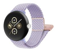 SimpleThings Bracelet magnétique en nylon pour Google Pixel Watch 4/3/2/1 (41 mm), réglable tressé élastique pour Pixel Watch, bracelet de sport