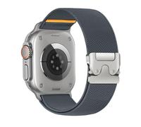 SimpleThings - Bracelet sport pour Apple Watch Ultra 3/2, Bracelet 49 mm/46 mm/45 mm/44 mm/42 mm/41 mm/40 mm/38 mm, Boucle de sport élastique en nylon compatible avec iWatch Ultra SE 11 10 9 8 7 6 5 4