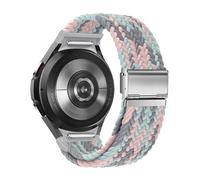 SimpleThings Bracelet tressé One Click No Gap compatible avec Samsung Galaxy Watch 7/6/5/4 (40 mm, 44 mm), 5 Pro 45 mm, 6 4 Classic (47 mm, 43 mm, 42 mm, 46 mm) pour hommes et femmes