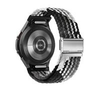 SimpleThings Bracelet Tressé One Click No Gap pour Galaxy Watch 6/5/4 (40/44 mm), Watch 5 Pro 45 mm, Watch 6/4 Classic (47/43/42/46 mm) pour Hommes