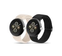 SimpleThings Bracelet tressé pour Google Pixel Watch 3 4 (41 mm) / 2/1 bracelet, réglable respirant boucle de sport en nylon pour Pixel Watch Bracelet homme femme