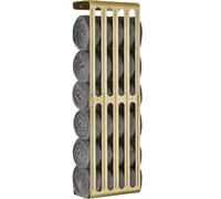 simpletome Serviette de Bain Porte Serviettes Hauteur Réglable Support Mural Salle De Bain Étagère Organisateur Acier Au Carbone (Or Chaud)