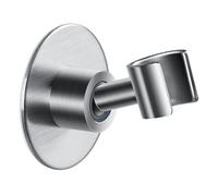 simpletome Support de pommeau de douche réglable en plaqué chrome pour flexible de douche standard SUS304 Acier inoxydable (argent)