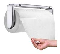 simpletome Supports pour Papier Essuie-Tout Montage sous Armoire Ou Mural Fonctionnement À Une Main Bras De Tension Porte-Rouleau De Cuisine (Argenté, pour Un Rouleau de 24-28cm/9.4-11inches)