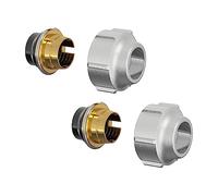 Simplex A11 Kit d’adaptateur à compression (2 st) 15 x 1mmxG 3⁄4" F - Pour Tubes Cuivre Nickel-Chrome, Acier et Inox, Étanchéité Élastique, Force de Serrage Élevée -F11170