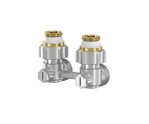 Simplex HB EXCLUSIV E1/50: Module de raccordement EQUERRE Exclusiv H BITUBE pour radiateur à robinetterie intégrée à raccord femelle Rp1/2" - F10012