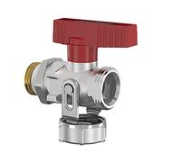 Simplex KFE Vanne d'arrêt droite 1/2M x 3/4M - F10637