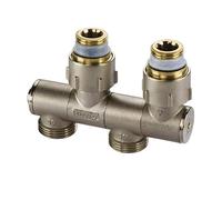 Simplex Module VARIOCON N F12001 pour radiateur avec robinetterie intégrée - Raccords orientables équerre et droit - Taille Rp1/2"