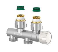 Simplex Variocon avec thermostat et raccords orientables, pour radiateur avec robinetterie intégrée - F12020