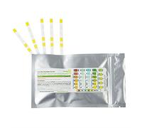 SimplexHealth City Water Kit de test 5 en 1 (5 bandes) pour mesurer la dureté totale, l'alcalinité totale, le chlore total, le chlore libre, le pH