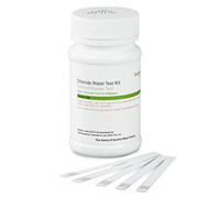 SimplexHealth Lot de 50 bandelettes de test pour le chlore - Niveaux de test : 0, 50, 100, 250, 500 ppm (mp/l)