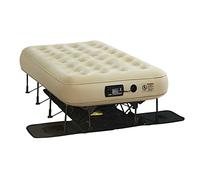 Simpli Comfy EZ Bed Matelas à air auto-gonflable simple avec cadre intégré, pompe et housse avec roues, lit gonflable parfait pour la maison, les invités, les voyages, les vacances, le camping