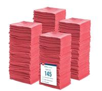SIMPLI-MAGIC Cotton Shop Lot de 145 Serviettes de Table de qualité Commerciale, Rouge, Dimensions : 35,6 x 30,5 cm