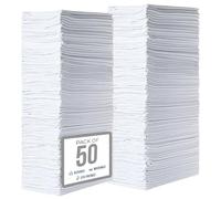 SIMPLI-MAGIC Premium Shop Lot de 50 Serviettes de Table Blanc 35,6 x 30,5 cm