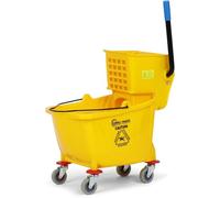 Simpli-Magic Seau à Franges Commercial 79358 avec essoreuse latérale, 26 litres, Jaune