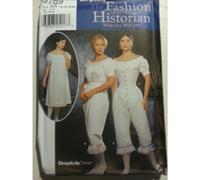 Simplicit The Fashion Historian Martha McCain Pattern 9769 Misses Authentic Civil War Undergarments Tailles 14-16-18-20