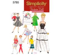 Simplicité 11 1/2 Fashion Doll Vêtements-Unitaille