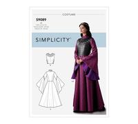 Simplicity Patron de couture S9089 Robe fantaisie pour femme Tailles 34-36-38-40-42 H5