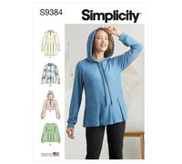 Simplicité 9384 Tissus Sweatshirts Patron De Couture Tailles 6-14 Et 16-24