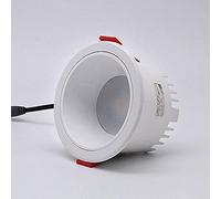 Simplicité Moderne LED Downlight Rond Anti-éblouissement Plafonnier Encastré Panneau Lumineux Extra Blanc Doux Downlights for Îlot De Salon Couloir 3 Couleurs Disponibles(Style C-7W,Warm light)