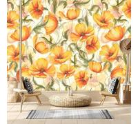 Simplicité Relief Plantes Fleurs Art Papier Peint 3d Moderne Soie Texturée Haut De Gamme IdéAl Pour Le Salon Et La Chambre à Coucher-300cm×210cm