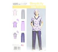 Simplicity 1020 Taille BB 20 W/22 W/24 W au/26 W/28 W Patrons de Hauts et Plus Gommage Taille Pantalon et Patron de Couture