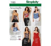 Simplicity 1183 Patron de couture Corsets et bustiers à armatures
