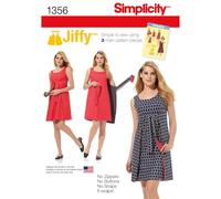 Simplicity 1356 Taille R5 Patron de Couture Robe pour Femme Jiffy Wrap Réversible