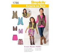 Simplicity 1786.k5 7-14 pour Apprendre à Coudre Enfant et Filles de vêtements de Sport
