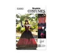 SIMPLICITY Misses Patrons de Couture pour Costumes, Papier, Multicolore, 14-16-18-20-22
