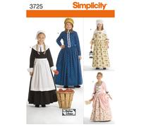 Simplicity 3725 ENFANTS & Filles Costumes Couture Motif Tailles 3 - 6 & 7 - 14
