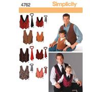 Simplicity 4762 Patron pour Crochet Blanc S-L/S-XL