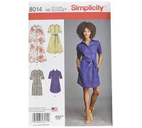 Simplicity 8014h5 Robe pour Femme pour Femme Patron de Couture, Papier