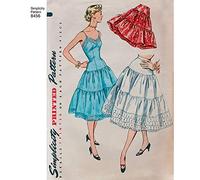 Simplicity 8456Pattern 8456 Jupon et Culotte pour Femme en Papier, Blanc, R5 (42-46-48-50)