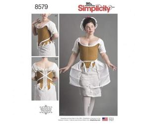 Simplicity 8579 Patron de couture pour corsets, costumes R5 (42-46-48-50)
