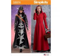 Simplicity 8974 Femmes Costume Manteaux Cosplay Couture Motif Tailles 6-14 &