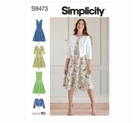 Simplicity SS9473U5 Robe pour femme U5 (44-46-48-50-52)
