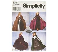 Simplicity Capes-XS Simplicitã‰ pour Jeune Femme, S, M, L 5794 Blanc