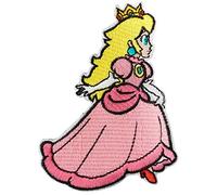 Simplicity Ecusson thermocollant Nintendo Super Mario Brothers Princesse Pêche 7,3 x 9,9 cm