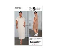 Simplicity Patron Mimi G Style D5 SS9740D5 Robe en tricot 2 longueurs pour femme