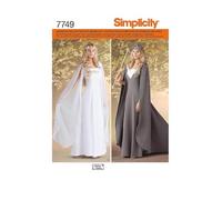 Simplicity Patron de couture 1551 – Costumes pour femmes, taille papier blanc U5 (16-18-20-22-24)