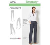 Simplicity Patron de couture 8056 Amazing Fit pour shorts, jeans et pantalons pour femme