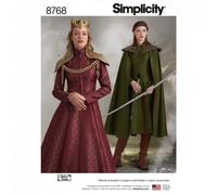 Simplicity Patron de couture 8768 Costumes H5 (34-36-38-40-42)