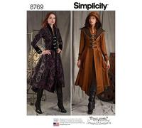 Simplicity Patron de couture 8769 pour costumes, manteaux H5 (34-36-38-40-42)