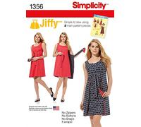 Simplicity Patron de couture facile pour femme 1356 Style vintage