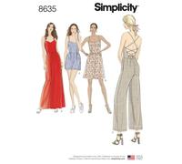 Simplicity Patron de couture, papier, Blanc, différents