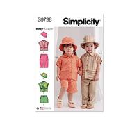 Simplicity Patron de couture pour vêtements de sport pour enfants, multicolore