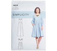 Simplicity SS8910R5 Patron de Couture S8910 Robe pour Femme, Papier, R5 (14-16-18-20-22)