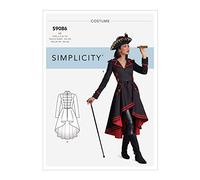 Simplicity Patron de Couture S9086 Manteaux de Costume Steampunk pour Femme, 14-16-18-20-22, R5